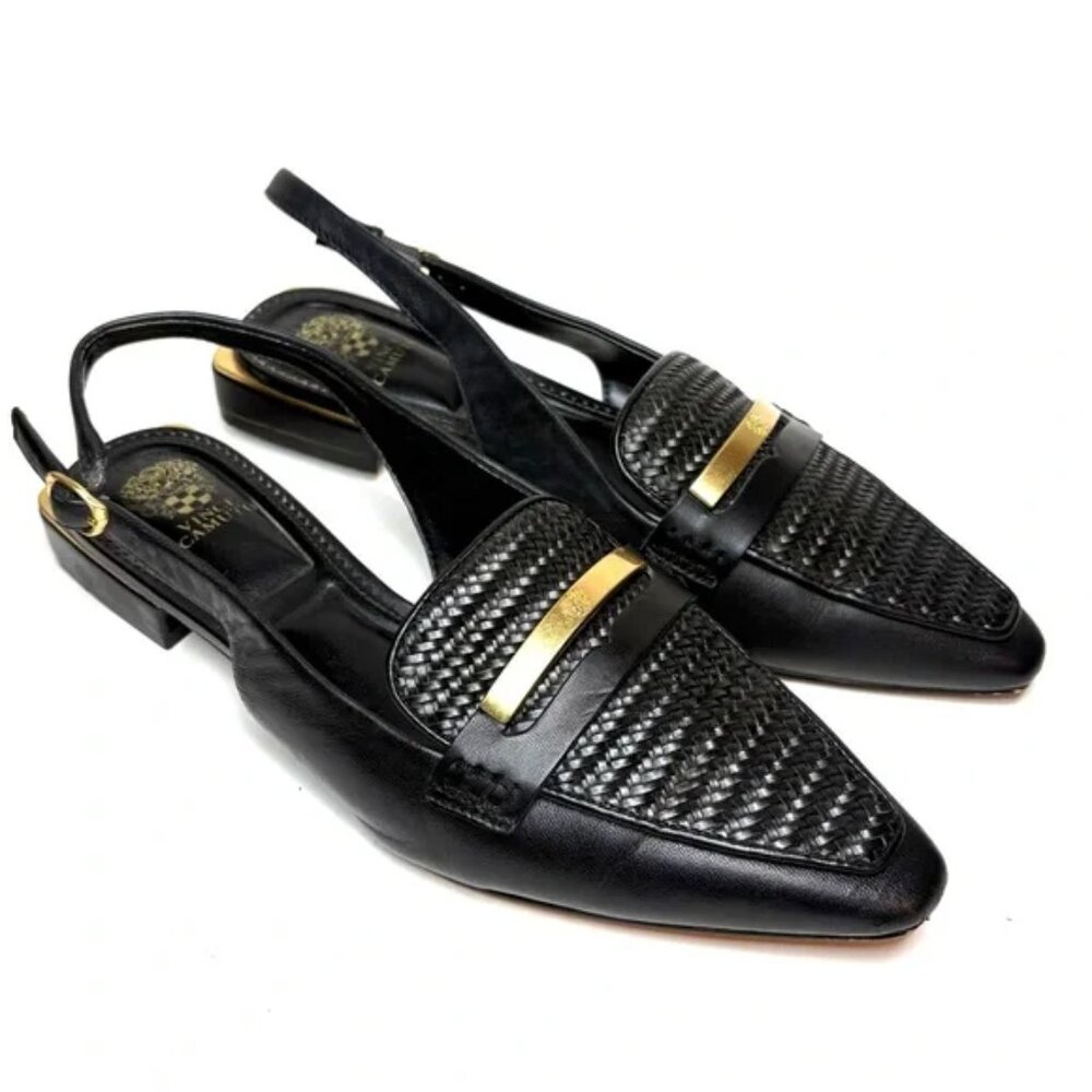 Vince Camuto Black Slingback Mules | 6.5/37